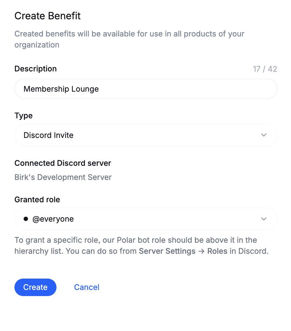 Discord Benefit - Customize Roles